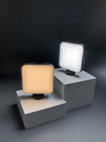 LED Video Light with Phone Holder Clip LED Video Light with Phone Holder Clip
