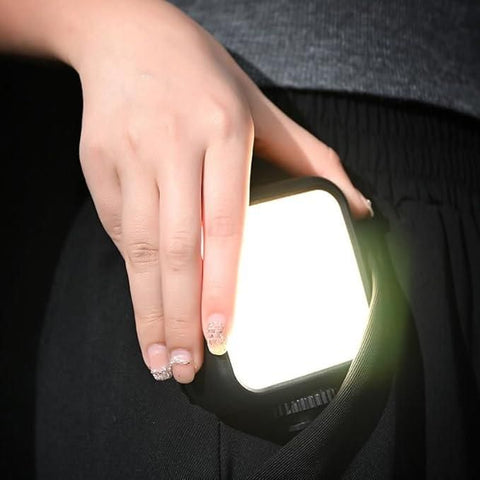 LED Video Light with Phone Holder Clip LED Video Light with Phone Holder Clip