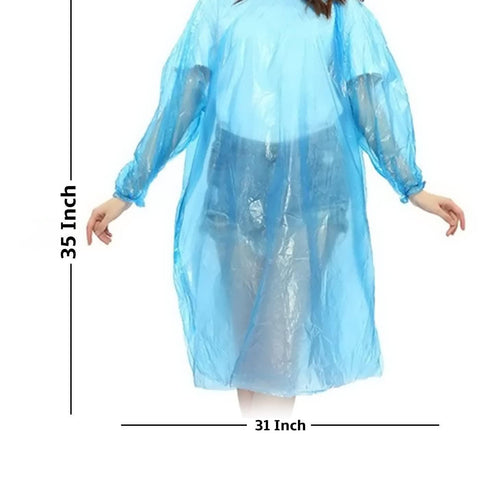 FULLY Reusable Wallet Rain Card Rain Coat for Adults (Set of 5) Multicolour FULLY Reusable Wallet Rain Card Rain Coat for Adults (Set of 5) Multicolour