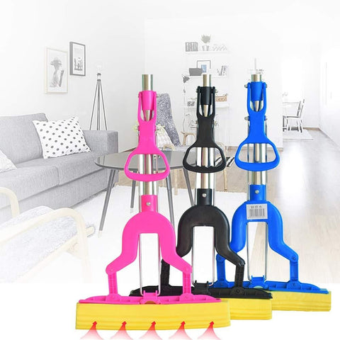 Mop Home Cleaning Sponge Floor Cleaning & Folding Absorbing Squeeze Water Magic Mop (Assorted) Mop Home Cleaning Sponge Floor Cleaning & Folding Absorbing Squeeze Water Magic Mop (Assorted)