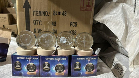 3D Crystal Lamp Ball(Assorted Design) 3D Crystal Lamp Ball(Assorted Design)