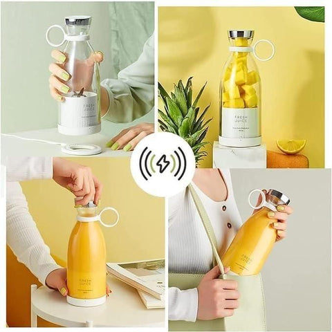 Portable Mini Blender – USB Rechargeable Smoothie & Juice Maker (380ML)